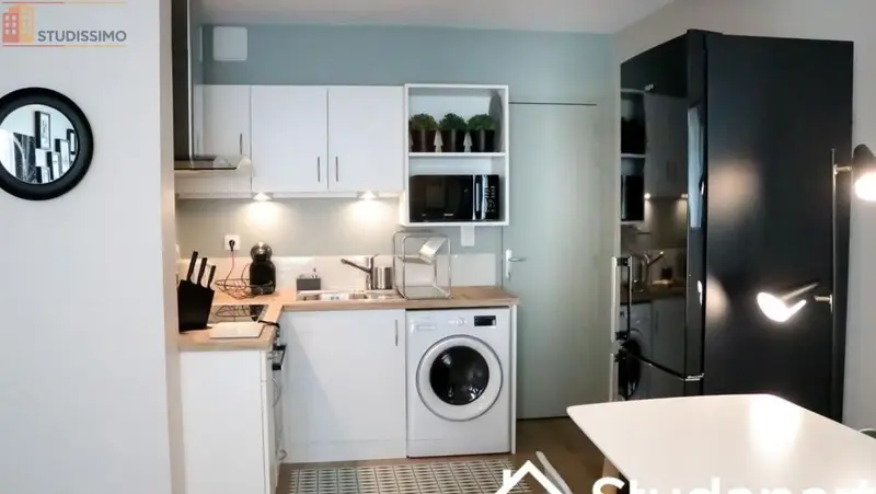 Studio meublé 11m² Rennes - Meublé, DPE A - Photo 3