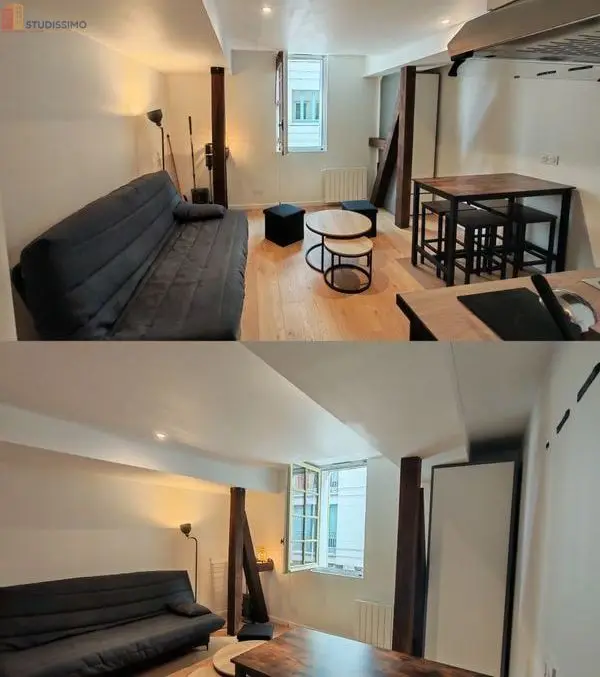 Studio meublé 22m² Rennes centre - Meublé, 2e étage - Photo 4