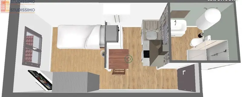 Studio meublé 15m² Bourg 33710 - Meublé, lumineux - Photo 1
