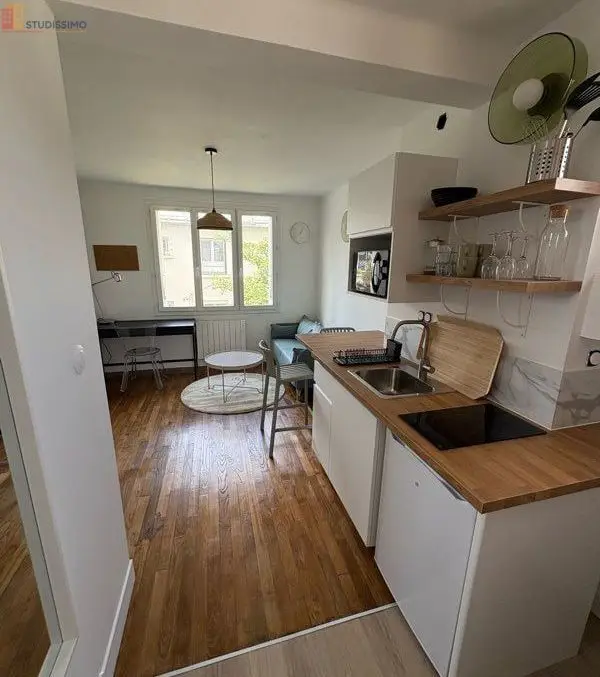 Studio meublé 22m² Rennes 35000 - Agréable, 1er étage - Photo 2
