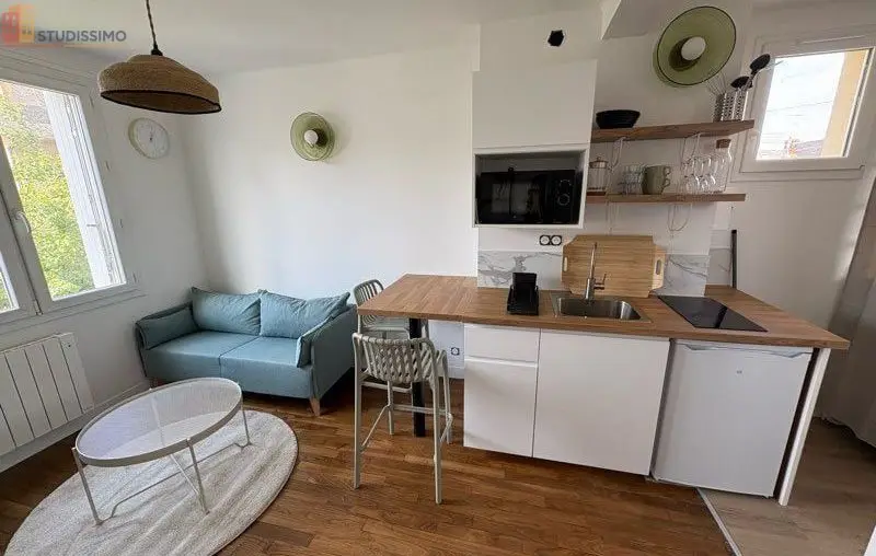 Studio meublé 22m² Rennes 35000 - Agréable, 1er étage - Photo 1
