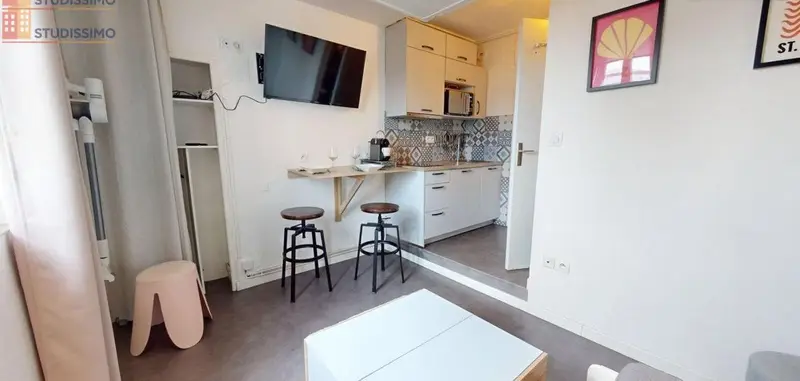 Studio 13m² Rennes centre - Meublé, 4e étage - Photo 17