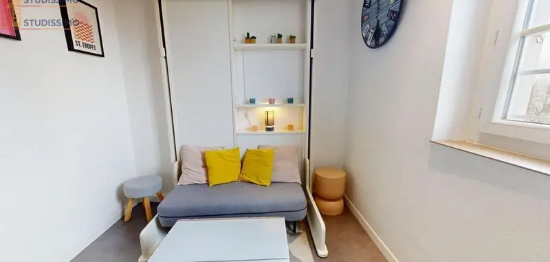 Studio 13m² Rennes centre - Meublé, 4e étage - Photo 15
