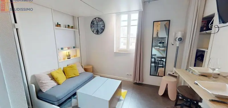 Studio 13m² Rennes centre - Meublé, 4e étage - Photo 13