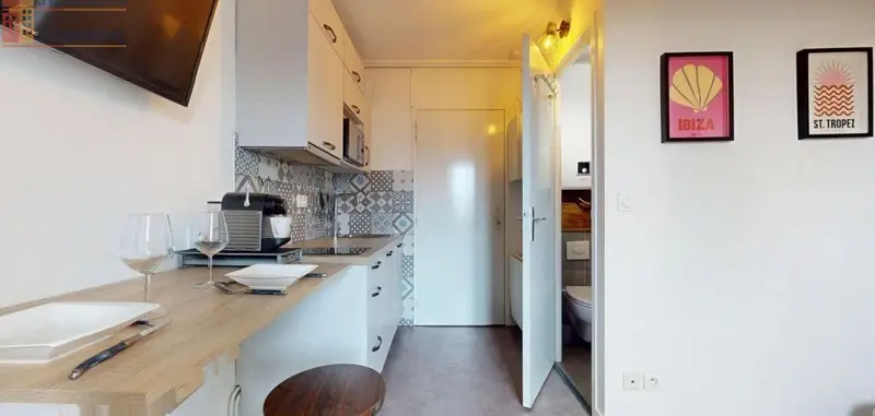 Studio 13m² Rennes centre - Meublé, 4e étage - Photo 6