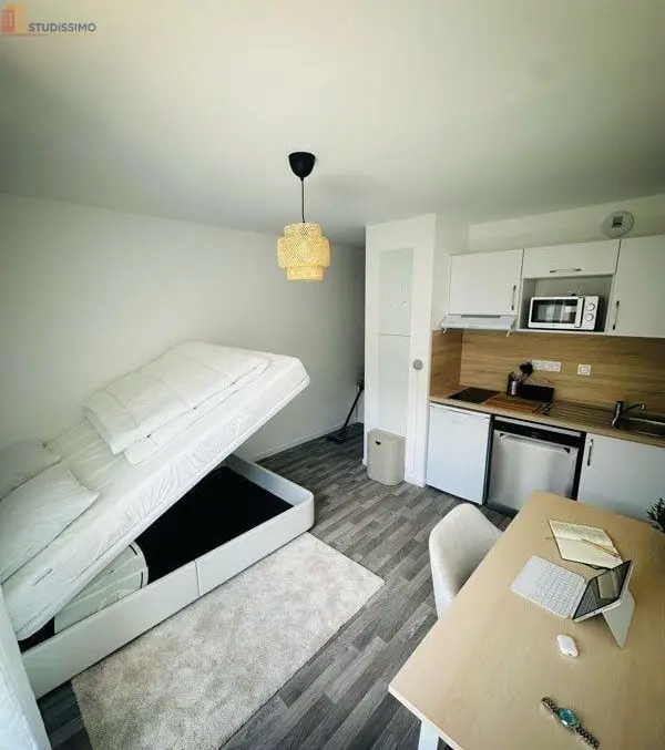 Studio meublé 22m² Rennes 35200 - Calme, lumineux - Photo 3