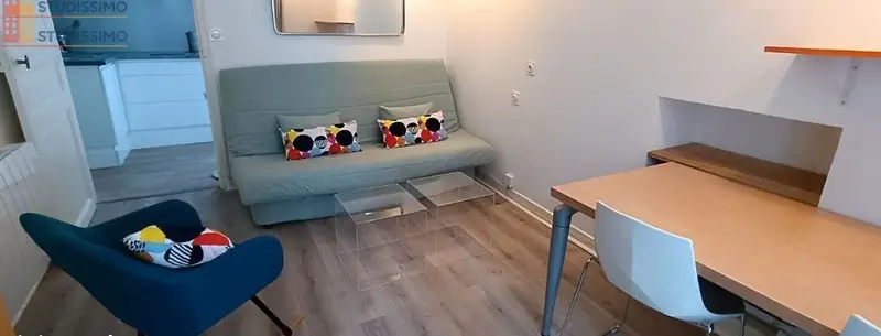 Studio meublé 25m² Rennes centre - Cuisine séparée, lumineux - Photo 1