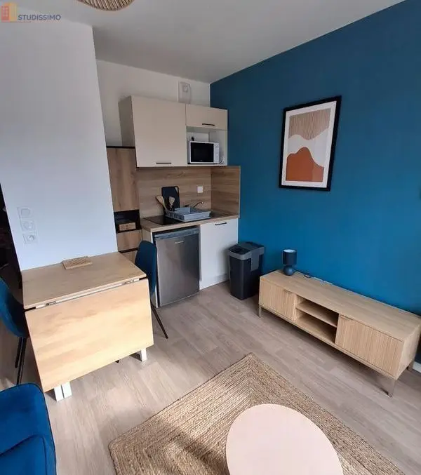 Studio meublé 20m² Rennes sud Gare - Proche métro, lumineux - Photo 8