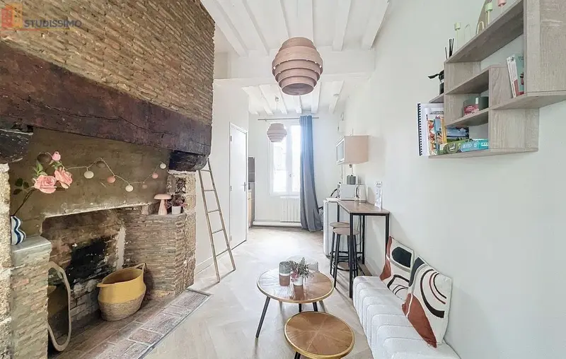 Studio meublé 23m² Rennes centre - Calme, lumineux - Photo 2