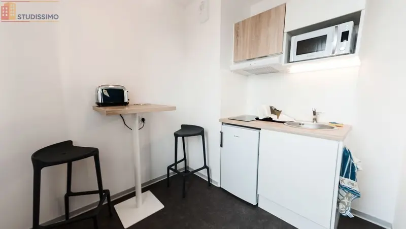 Studio meublé 19m² Rennes centre - Résidence neuve, sécurisée - Photo 9