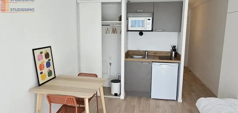 Studio meublé 23m² Rennes 35700 - Neuf, ensoleillé - Photo 4