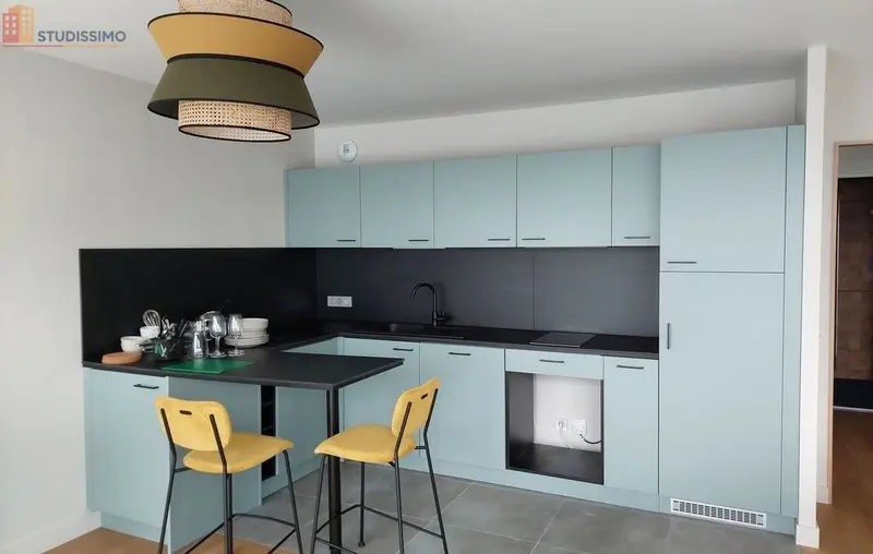 Studio meublé 37m² Rennes centre - Lumineux, 11e étage - Photo 8