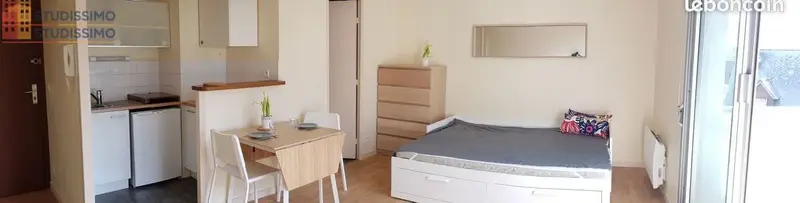 Studio meublé 25m² Cesson-Sévigné - Proche Beaulieu - Photo 2