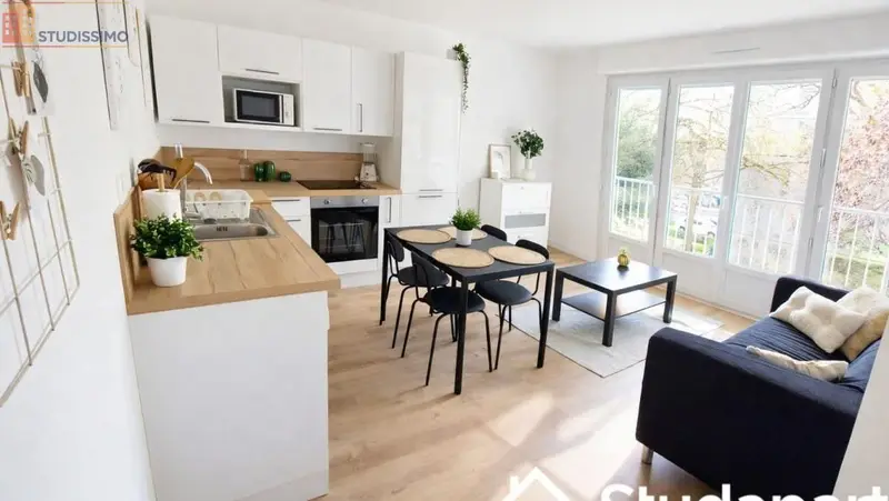 Studio meublé 11m² Rennes 35000 - Meublé, DPE A - Photo 8