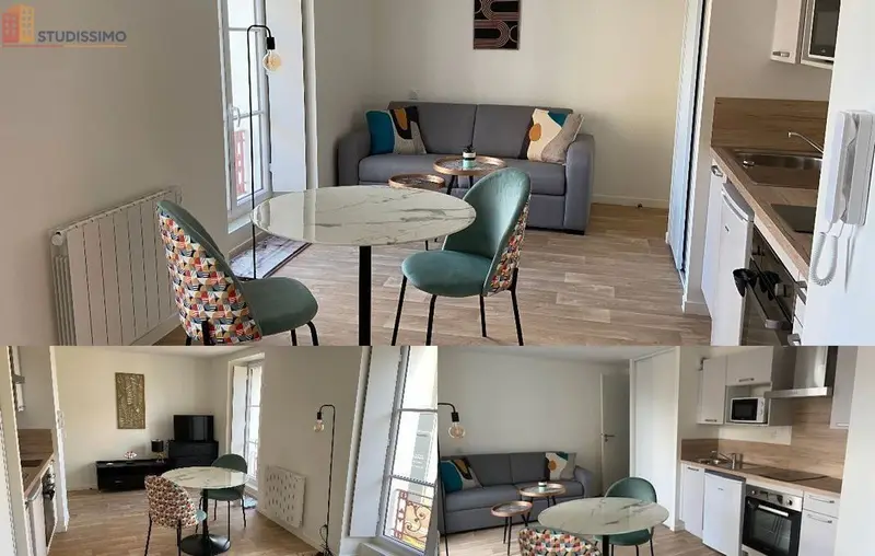 Studio 23m² Retiers - Meublé, DPE C - Photo 4