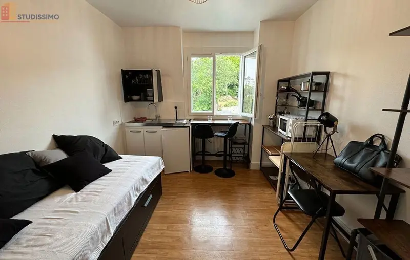 Studio meublé 12m² Tours 37100 - Meublé, dernier étage - Photo 4