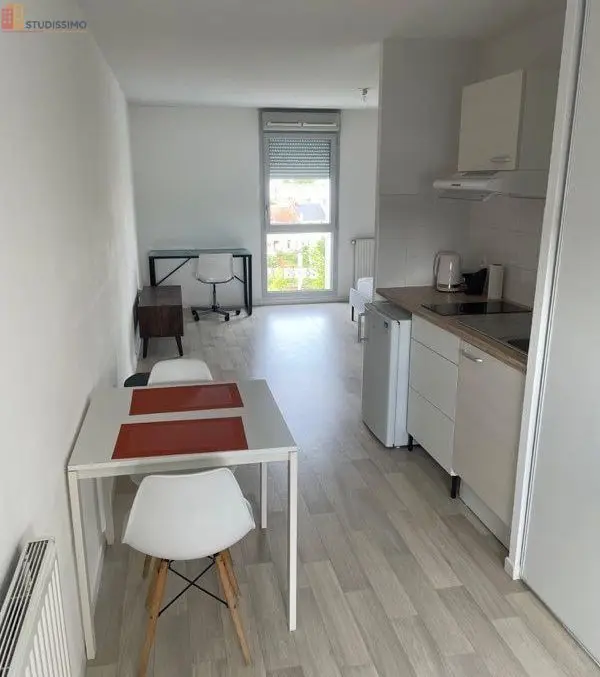 Studio meublé 36m² Tours Deux Lions - Lumineux, meublé - Photo 2