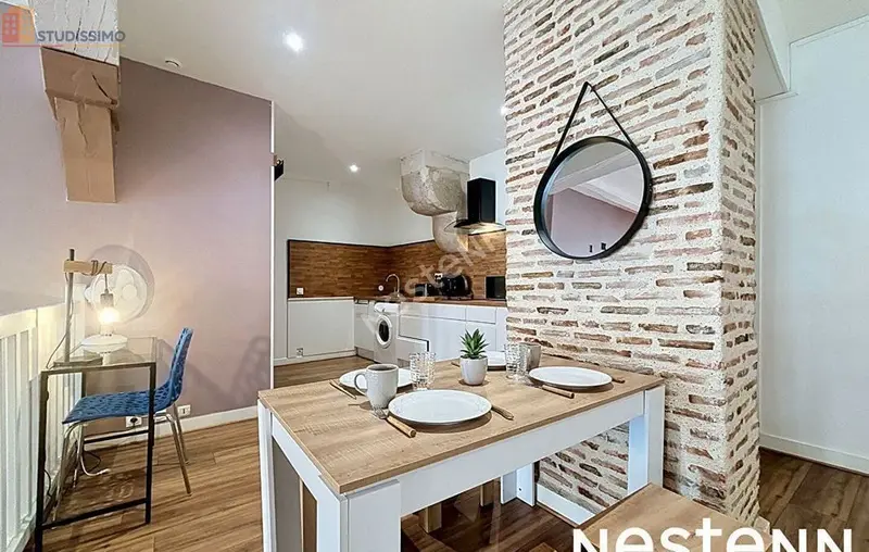 Studio meublé 50m² Tours 37000 - Lumineux, 1er étage - Photo 3