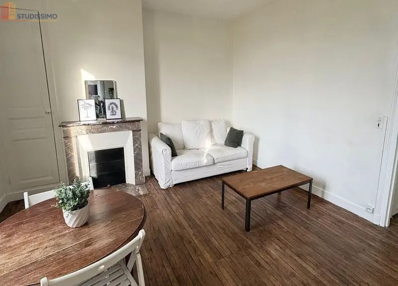 Studio meublé 38m² Tours centre - Calme, 2e étage - Photo 5