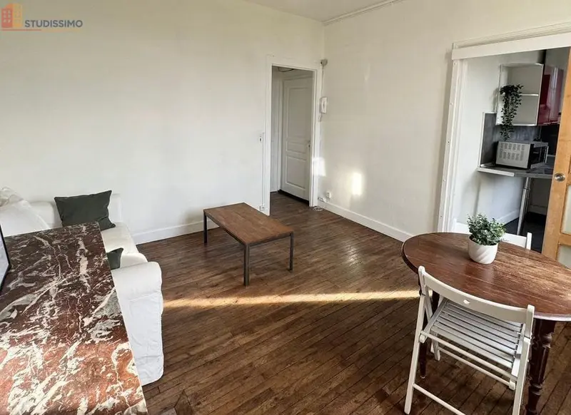 Studio meublé 38m² Tours centre - Calme, 2e étage - Photo 4