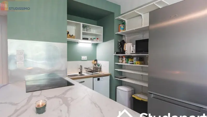 Studio meublé 10m² Tours 37200 - Meublé, 3e étage - Photo 7