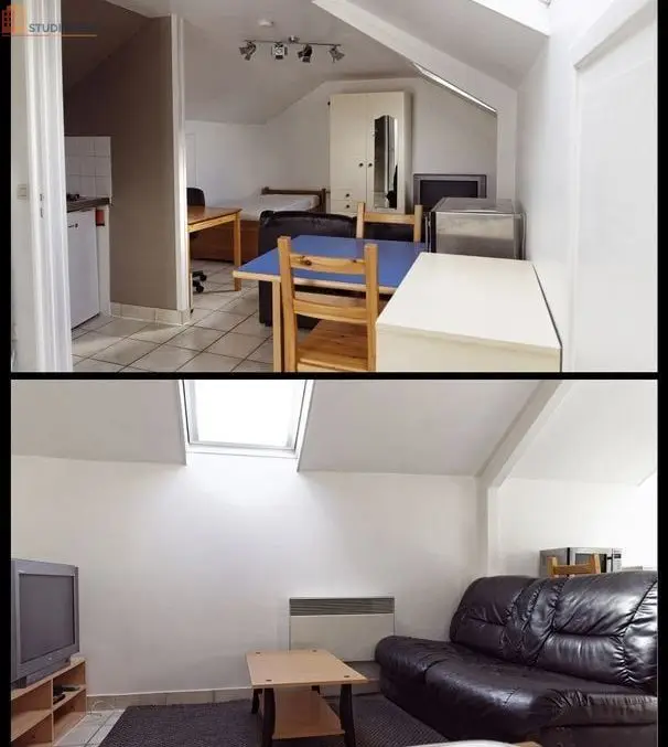 Studio 18m² Joué-lès-Tours 37300 - Meublé, très calme - Photo 14