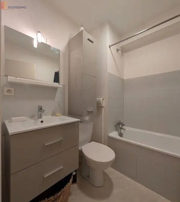 Studio meublé 19m² Joué-lès-Tours - Meublé, DPE C - Photo 2