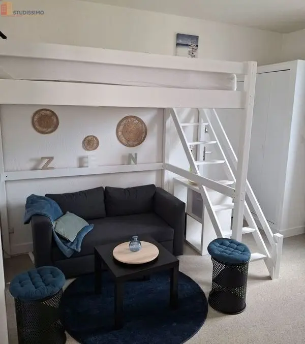 Studio meublé 18m² Tours centre - Idéalement situé, calme - Photo 9
