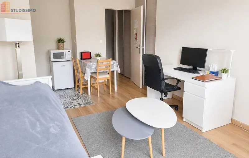 Studio meublé 26m² Tours centre - Lumineux, coeur des Prébendes - Photo 4