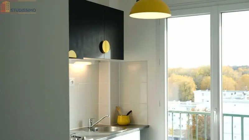 Studio meublé 33m² Joué-lès-Tours - Balcon, parking - Photo 29