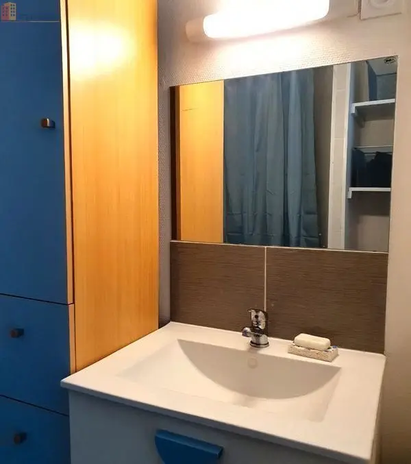 Studio meublé 33m² Joué-lès-Tours - Balcon, parking - Photo 4