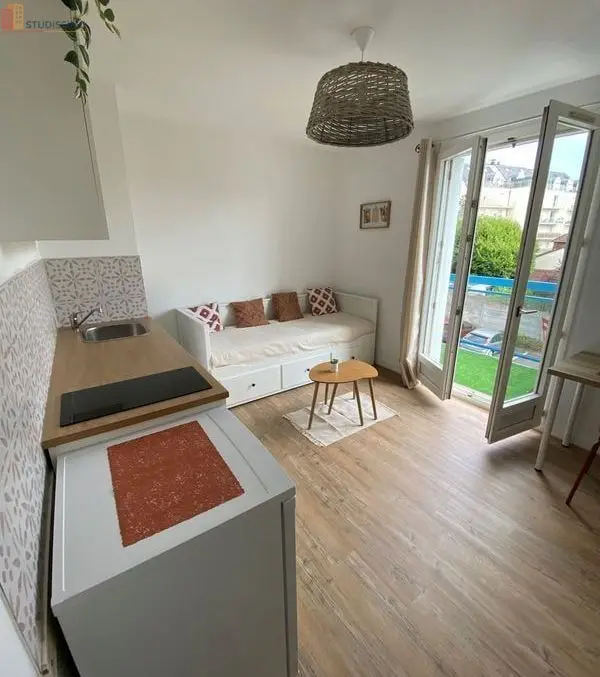 Studio meublé 18m² Joué-lès-Tours - Balcon, proche école - Photo 13
