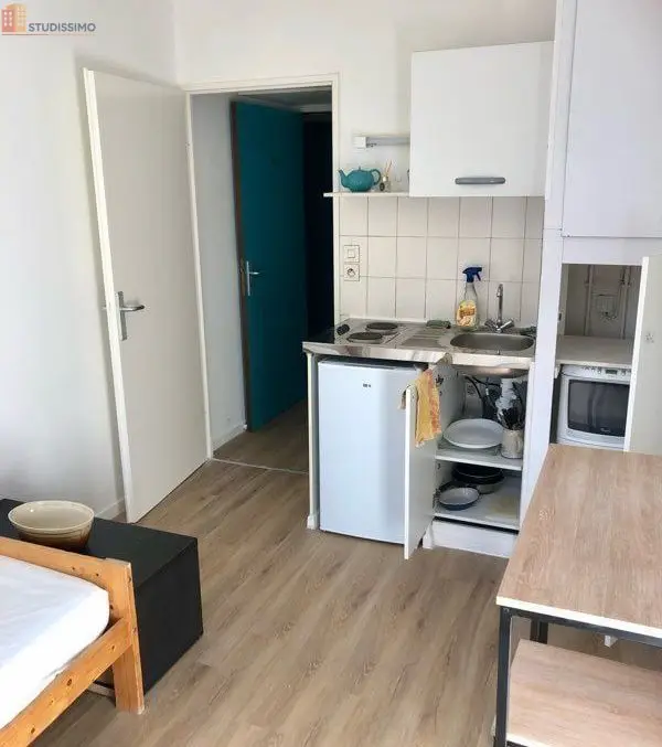 Studio meublé 13m² Tours 37200 - Calme, 3e étage - Photo 2