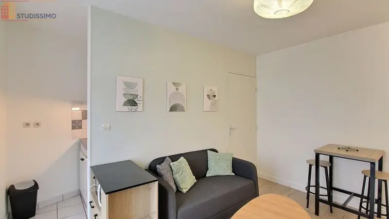 Studio meublé 25m² Tours centre - Refait à neuf - Photo 2