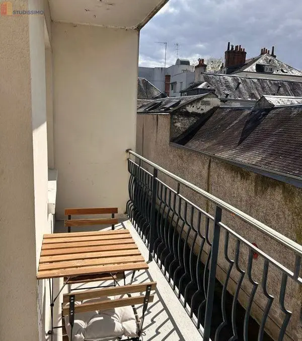 Studio meublé 28m² Tours 37000 - Neuf, grand balcon - Photo 2