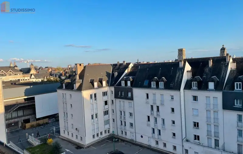 Studio meublé 28m² Tours centre - Calme, chauffage compris - Photo 1