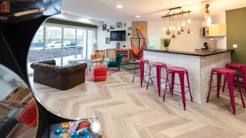 Studio meublé 22m² Tours 37200 - Résidence étudiante sécurisée - Photo 1