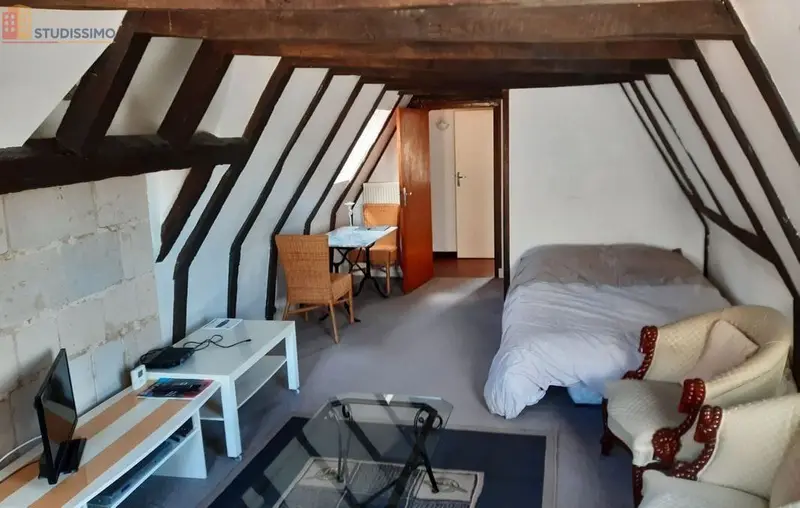 Studio meublé 29m² Chinon 37500 - Coeur de ville, 3e étage - Photo 6