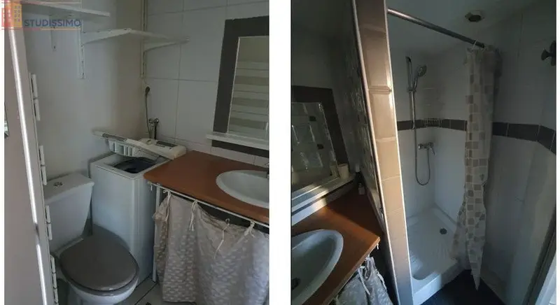 Studio meublé 21m² Grenoble Ile Verte - Meublé, lumineux - Photo 1