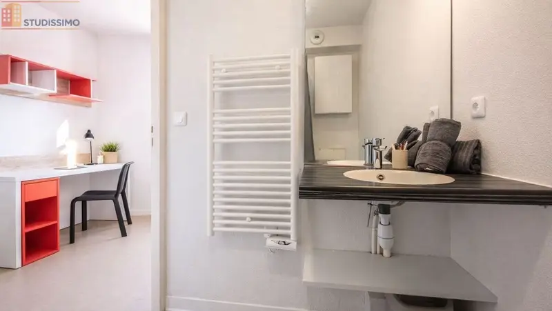Studio meublé 19m² Grenoble 38100 - Moderne, prêt à vivre - Photo 17