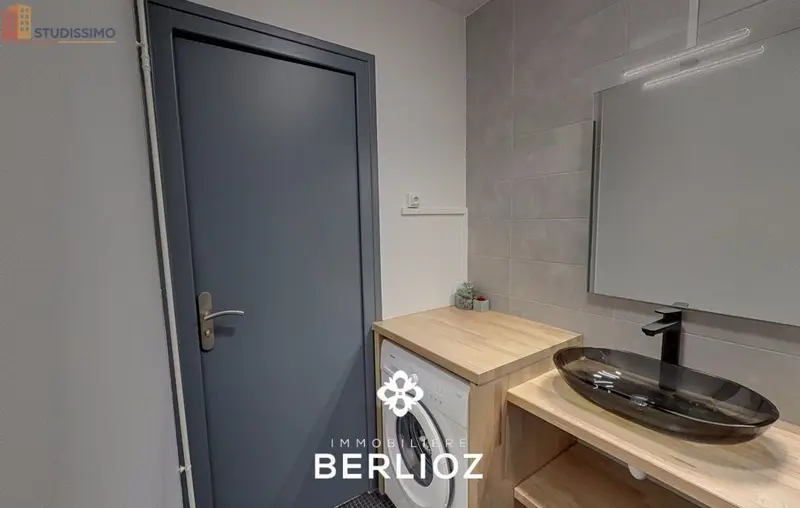 Studio meublé 30m² Grenoble 38100 - Lumineux, 3e étage - Photo 7