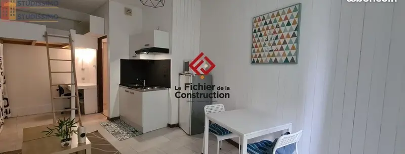 Studio meublé 24m² Grenoble 38000 - Meublé, DPE D - Photo 10