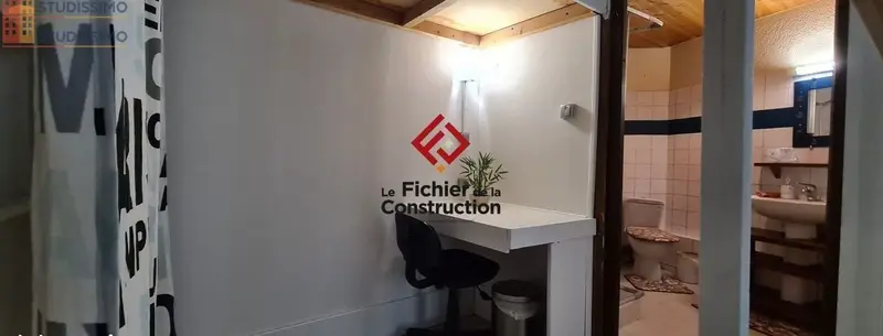 Studio meublé 24m² Grenoble 38000 - Meublé, DPE D - Photo 1