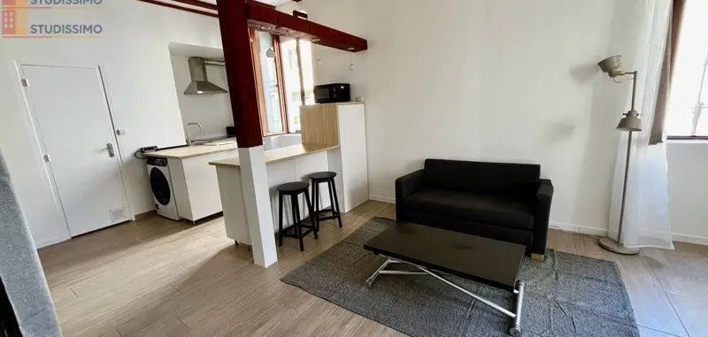 Studio meublé 32m² Grenoble centre - Rénové, lumineux - Photo 11