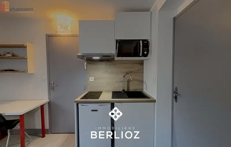 Studio meublé 15m² Grenoble 38100 - Meublé, DPE C - Photo 2