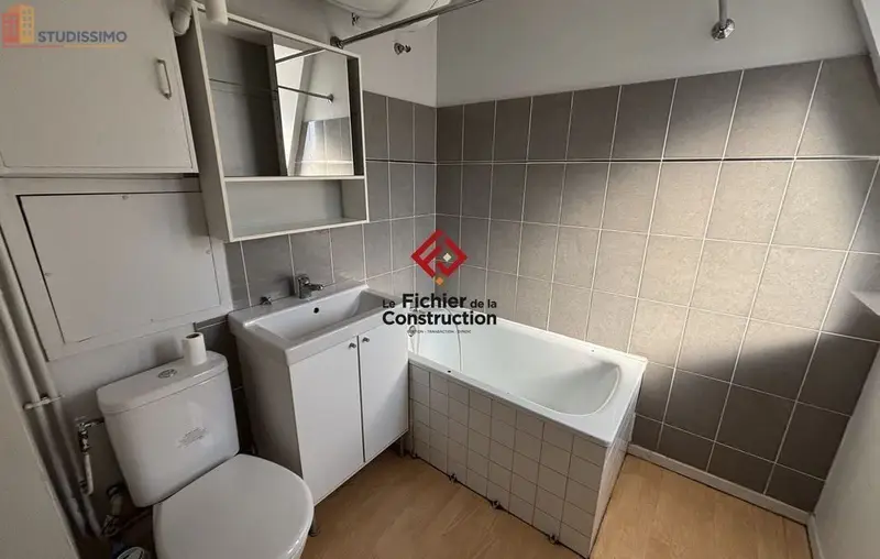 Studio 27m² Grenoble centre - Lumineux, 2e étage - Photo 11