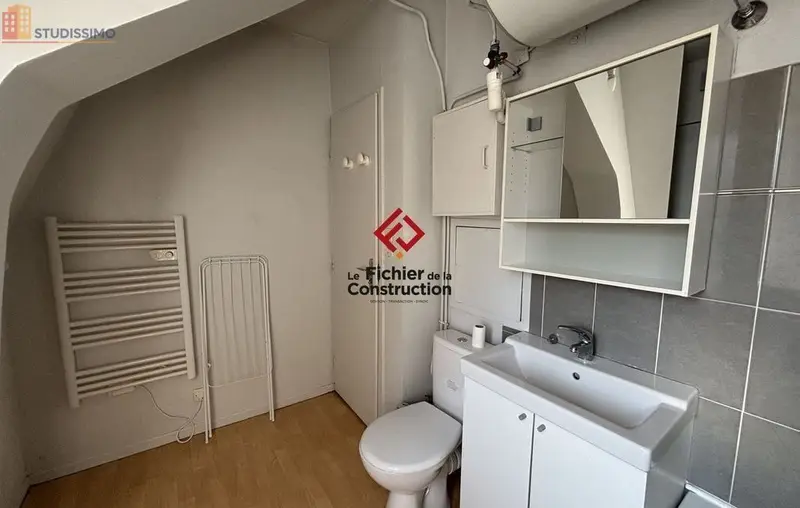 Studio 27m² Grenoble centre - Lumineux, 2e étage - Photo 7