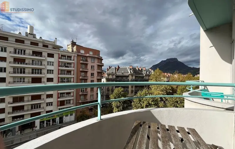 Studio 17m² Grenoble centre - Balcon, meublé - Photo 3