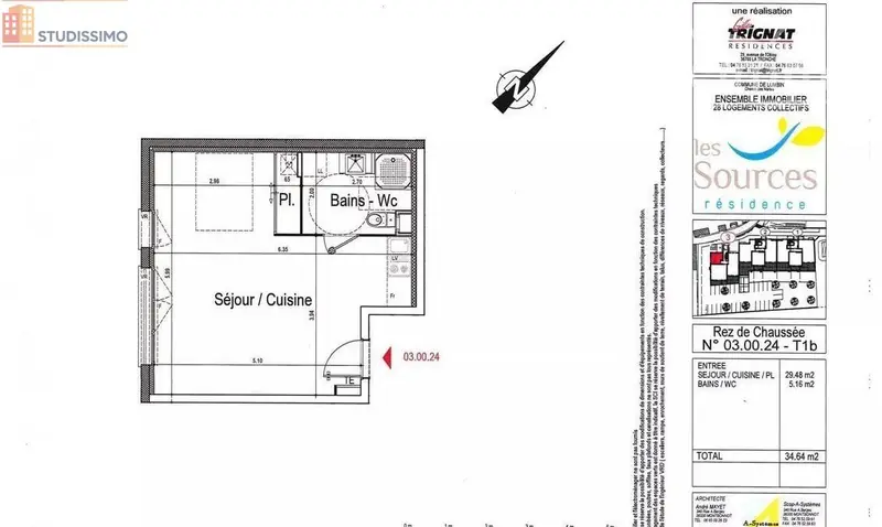 Studio 34m² Lumbin 38660 - Photo 3