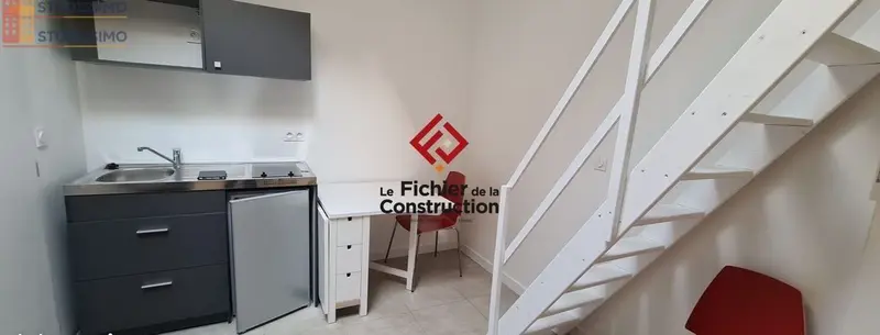 Studio meublé 19m² Grenoble 38000 - Meublé, 1er étage - Photo 6
